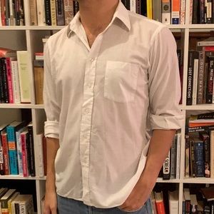 Dior White Button Up Cotton Shirt